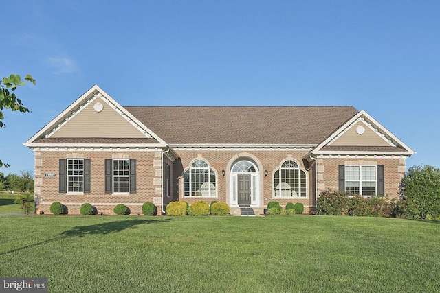 11202 King Gallahan Ct, Clinton, MD 20735 - colonial inspired home featuring a front lawn, brick siding, and a shingled roof
