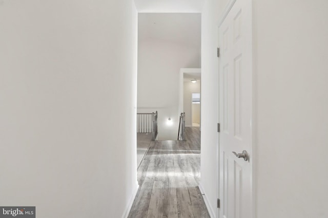 11202 King Gallahan Ct, Clinton, MD 20735 - corridor featuring wood finished floors and an upstairs landing