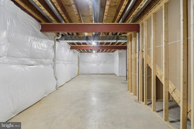 11202 King Gallahan Ct, Clinton, MD 20735 - view of unfinished basement