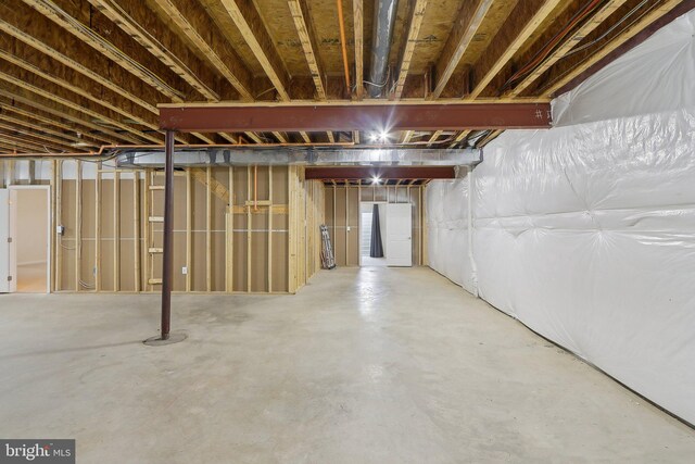 11202 King Gallahan Ct, Clinton, MD 20735 - view of unfinished basement