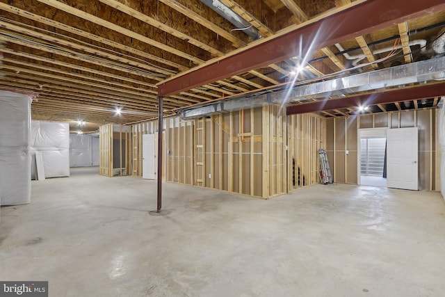 11202 King Gallahan Ct, Clinton, MD 20735 - view of unfinished below grade area
