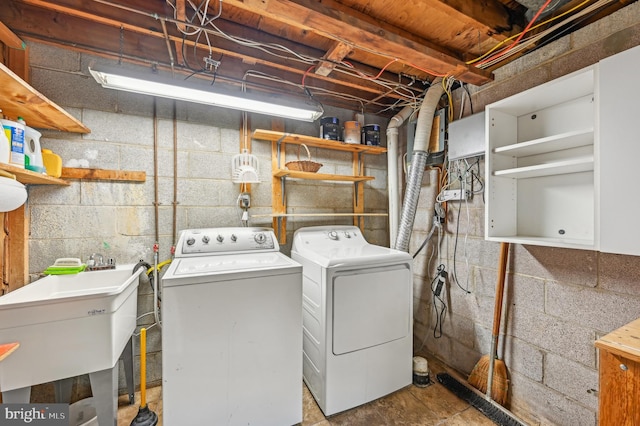 225 Dunlap Rd, Pasadena, MD 21122 - washroom with washer and clothes dryer
