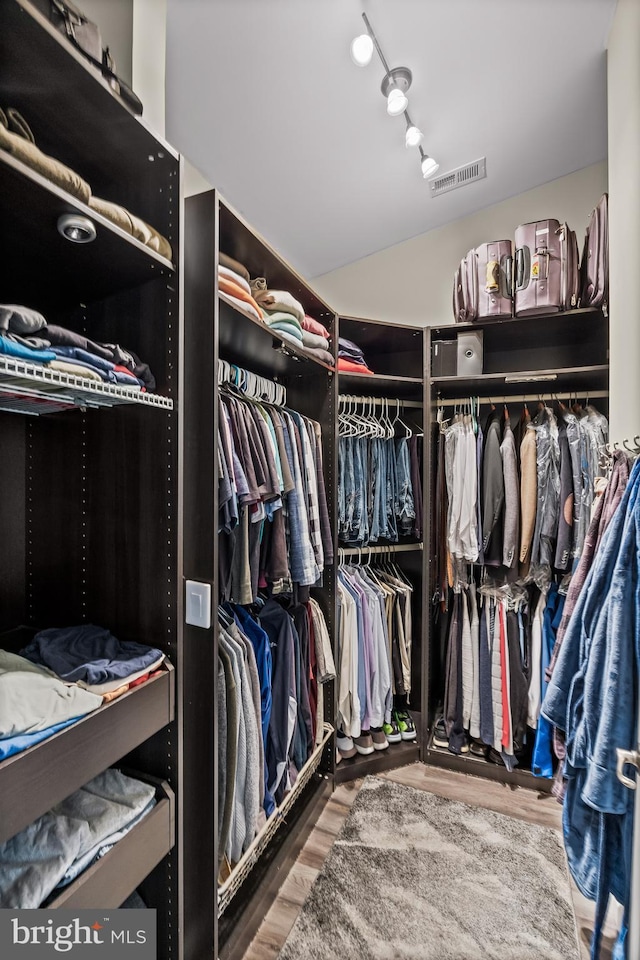 129 Helen Dr, Cinnaminson, NJ 08077 - walk in closet with wood finished floors
