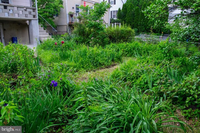 107 Bishops Ln, Baltimore, MD 21228 - view of yard featuring stairway