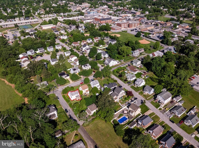 107 Bishops Ln, Baltimore, MD 21228 - aerial view of property and surrounding area featuring nearby suburban area