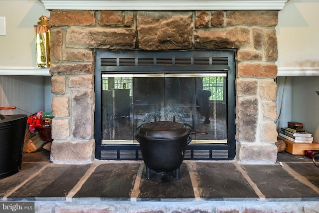 170 Vaughndom Way, Martinsburg, WV 25404 - detailed view of a stone fireplace