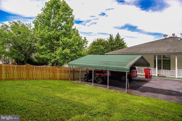 170 Vaughndom Way, Martinsburg, WV 25404 - view of yard featuring a carport
