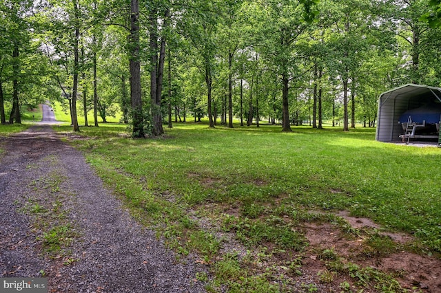 170 Vaughndom Way, Martinsburg, WV 25404 - view of green lawn with a carport