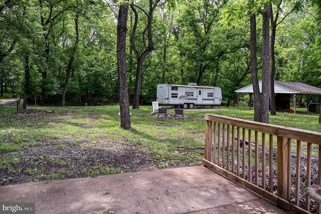 170 Vaughndom Way, Martinsburg, WV 25404 - view of green lawn with a forest view