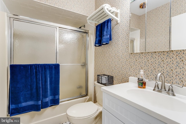 207 Loganberry Ln, Rehoboth Beach, DE 19971 - bathroom with toilet, vanity, and enclosed tub / shower combo