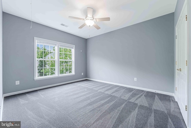21934 Windover Dr, Broadlands, VA 20148 - spare room with baseboards, carpet flooring, and ceiling fan