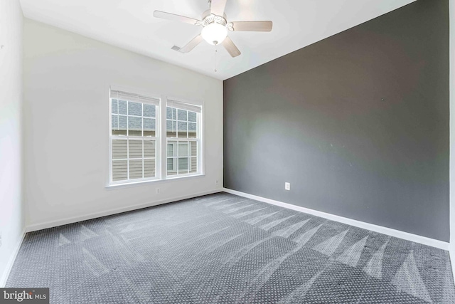 21934 Windover Dr, Broadlands, VA 20148 - carpeted spare room with baseboards and ceiling fan