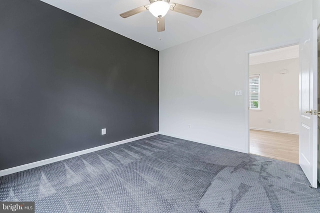 21934 Windover Dr, Broadlands, VA 20148 - spare room featuring carpet floors, ceiling fan, and baseboards