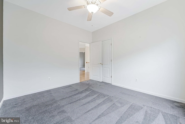 21934 Windover Dr, Broadlands, VA 20148 - unfurnished room with carpet, baseboards, and ceiling fan
