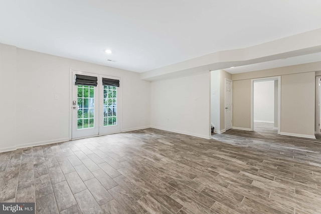 21934 Windover Dr, Broadlands, VA 20148 - unfurnished room with wood finished floors, baseboards, and recessed lighting