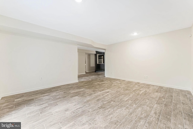 21934 Windover Dr, Broadlands, VA 20148 - empty room featuring light wood-style floors, baseboards, and recessed lighting