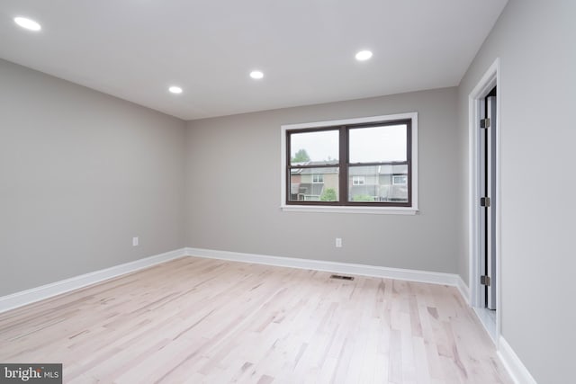1420 Alexander Way, Bensalem, PA 19020 - unfurnished bedroom featuring light wood-style flooring, recessed lighting, and baseboards