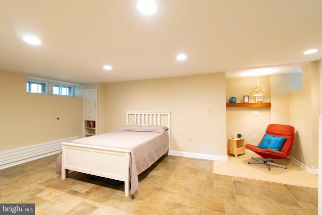 6306 Blackburn Ct, Baltimore, MD 21212 - bedroom featuring recessed lighting and baseboards