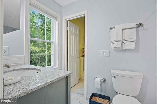 9020 Old Dominion Dr, Mclean, VA 22102 - bathroom with vanity and toilet