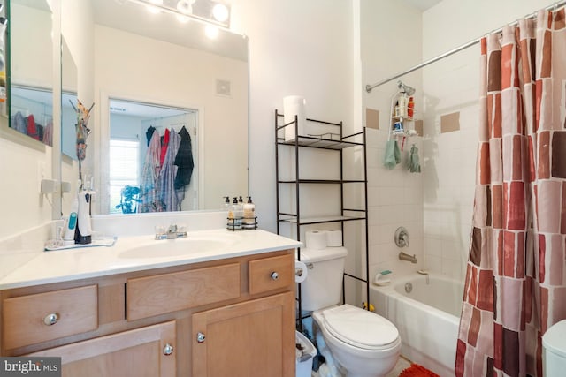 5170 William Colin Ct, Centreville, VA 20120 - full bathroom with toilet, vanity, and shower / bath combo