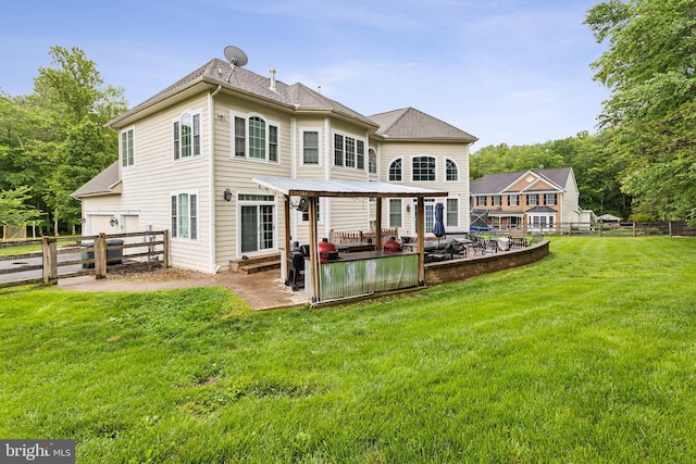 13128 Kahns Rd, Manassas, VA 20112 - rear view of house featuring a patio and entry steps