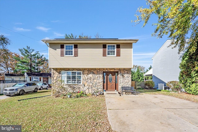 6009 Shady Spring Ave, Rosedale, MD 21237 - colonial-style house with stone siding