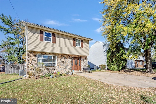 6009 Shady Spring Ave, Rosedale, MD 21237 - view of front of property with stone siding