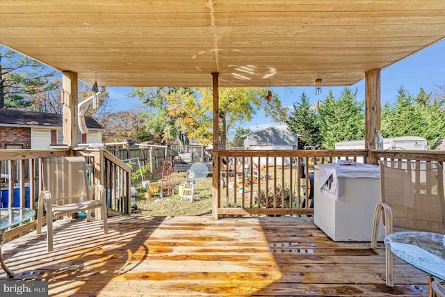 6009 Shady Spring Ave, Rosedale, MD 21237 - view of deck