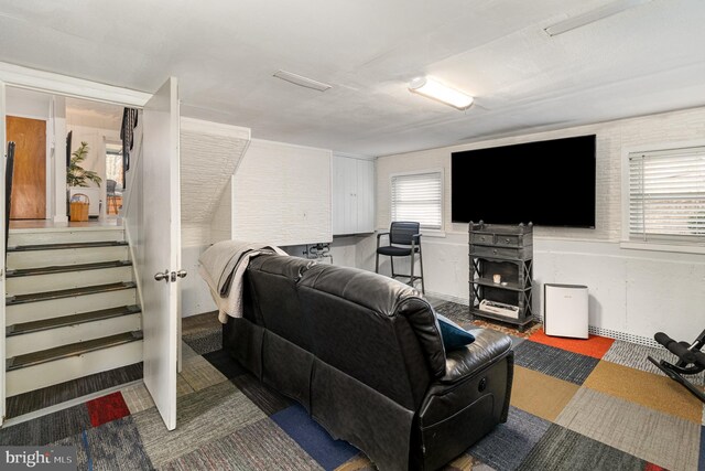 125 S Main St, Mahanoy City, PA 17948 - living area with stairs