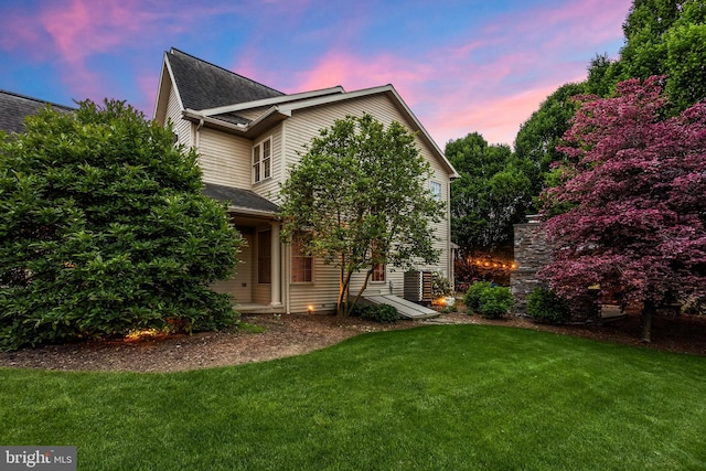 941 Harnish St, Palmyra, PA 17078 - view of front of property featuring a front yard and roof with shingles