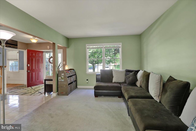 29 Colorado Ave, Sinking Spring, PA 19608 - living room featuring tile patterned floors