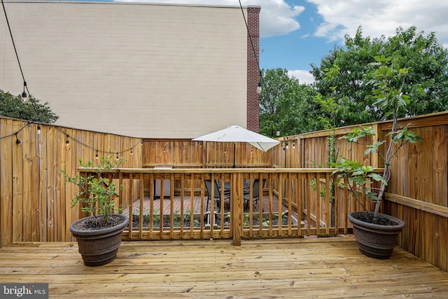 300 15th St SE, Washington, DC 20003 - view of wooden terrace
