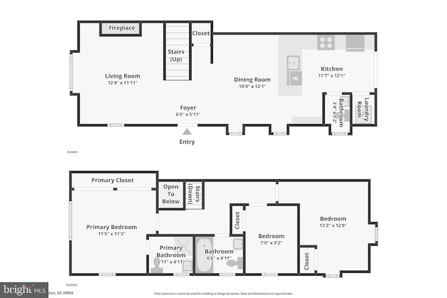 300 15th St SE, Washington, DC 20003 - floor plan / room layout