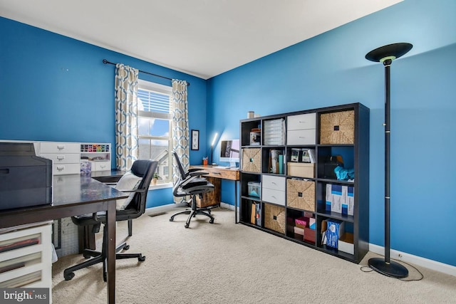13304 Windy Meadow Ln, Silver Spring, MD 20906 - carpeted home office featuring baseboards