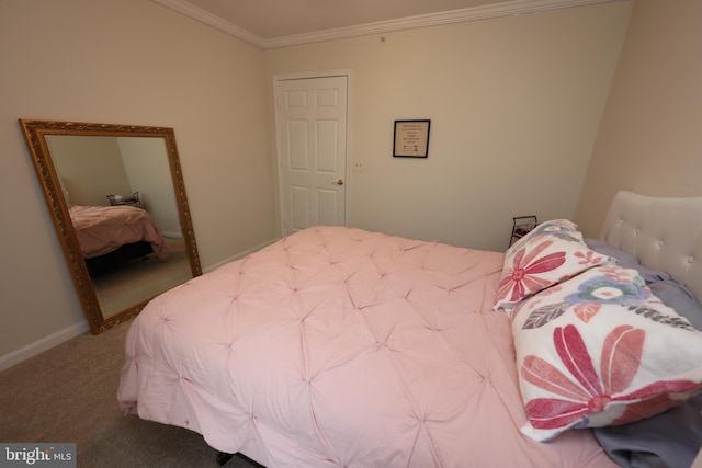 508 Limerick Cir Unit 402, Lutherville Timonium, MD 21093 - carpeted bedroom with ornamental molding and baseboards