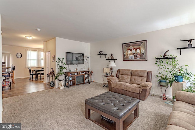 109 Riverwalk Blvd, Burlington, NJ 08016 - living room featuring carpet flooring and baseboards