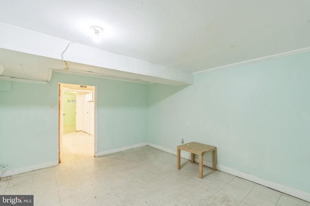 224 University Blvd E, Silver Spring, MD 20901 - empty room with baseboards and tile patterned floors