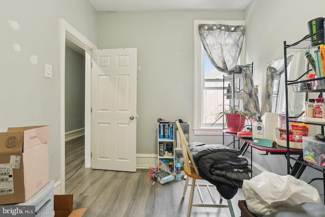3125 N 7th St, Philadelphia, PA 19133 - rec room with wood finished floors and baseboards