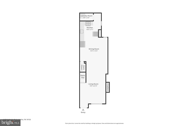 3125 N 7th St, Philadelphia, PA 19133 - property floor plan