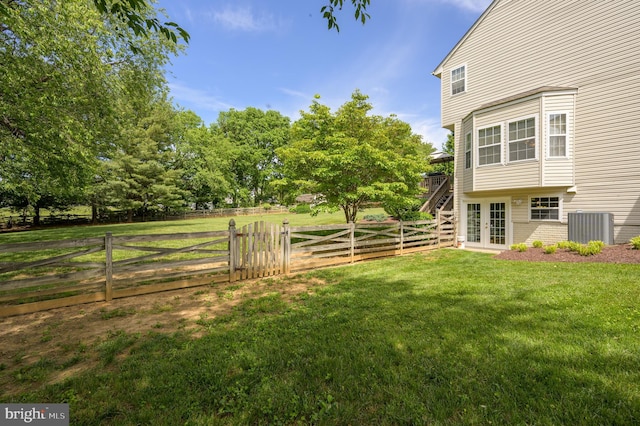 680 Mara Rose Ln, Harpers Ferry, WV 25425 - view of yard featuring french doors and a gate