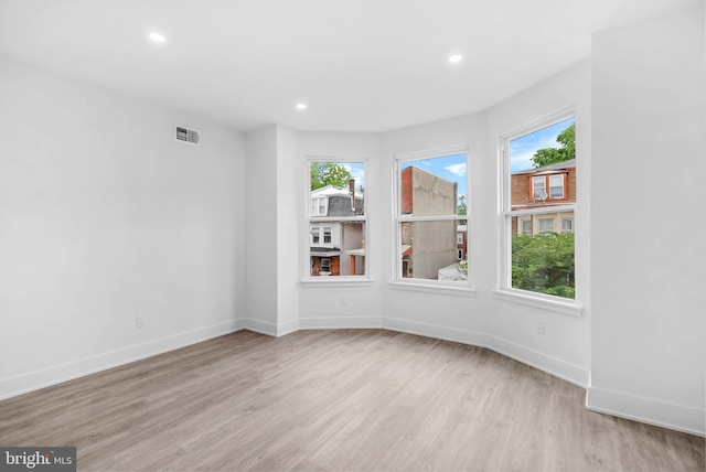 10 W Pomona St, Philadelphia, PA 19144 - unfurnished room featuring light wood-style floors, baseboards, and recessed lighting