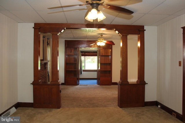 5077 Lincoln Hwy W, Thomasville, PA 17364 - carpeted spare room featuring ceiling fan and baseboards