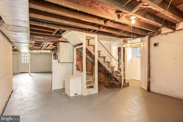7536 Marks Ave, Nottingham, MD 21236 - below grade area featuring stairs