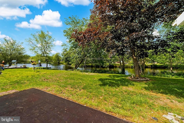 29 Sheffield Pl, Southampton, NJ 08088 - view of green lawn with a water view