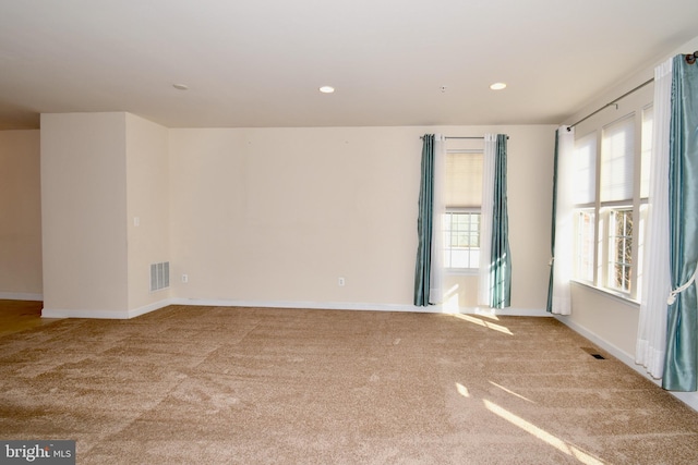 11665 Leesborough Cir, Silver Spring, MD 20902 - unfurnished room with carpet, baseboards, and recessed lighting