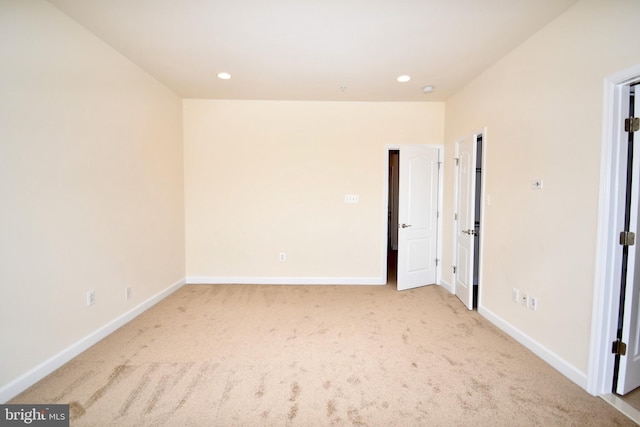 11665 Leesborough Cir, Silver Spring, MD 20902 - unfurnished bedroom with carpet flooring, baseboards, and recessed lighting