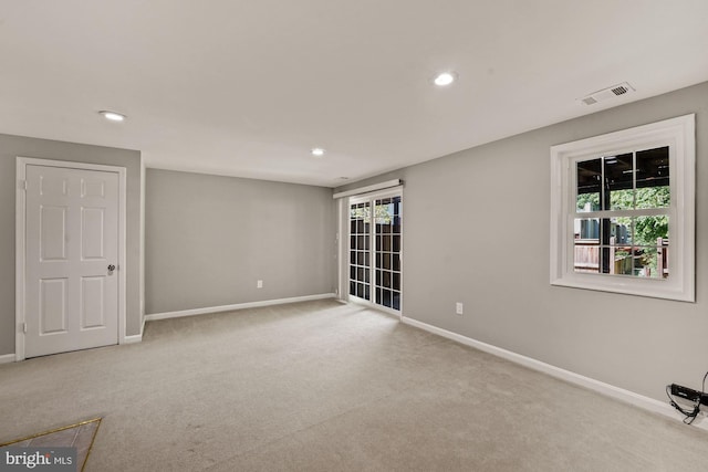 3924 Collis Oak Ct, Fairfax, VA 22033 - unfurnished room featuring carpet, baseboards, and recessed lighting