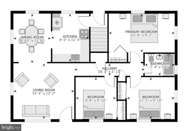 4801 Oxbow Rd, Rockville, MD 20852 - room layout