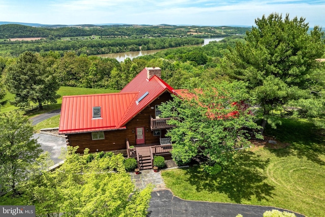 236 4th St, Herndon, PA 17830 - view of subject property with a large body of water and a forest