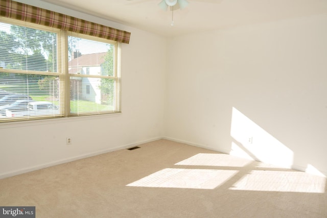 355 Norris Hall Ln Unit 355, Jeffersonville, PA 19403 - empty room featuring carpet floors, a ceiling fan, and baseboards